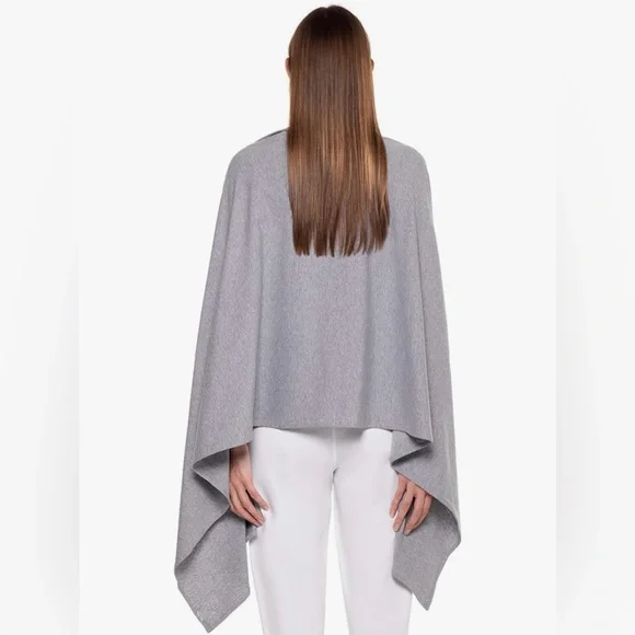 Coolibar Large Gray Scarf Wrap - Picture 3 of 6